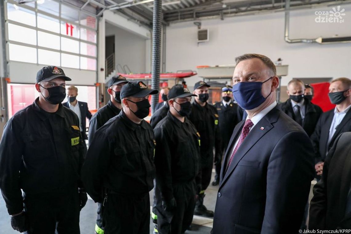 Duda w Płońsku: Na strażakach ochotnikach zawsze można polegać (zdjęcia)