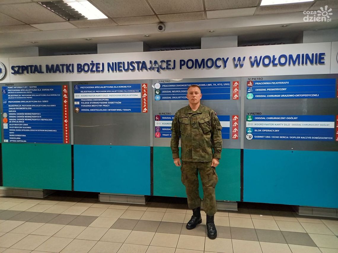 Dzielny terytorials w akcji