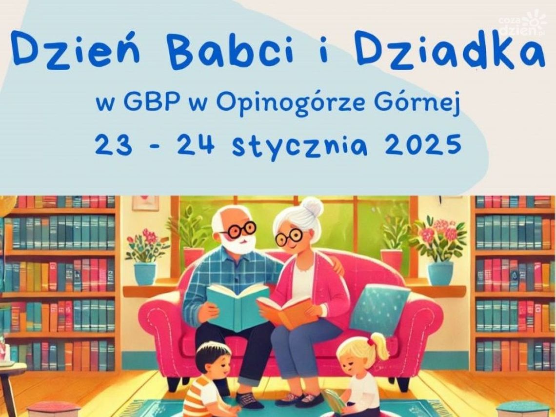Dzień Babci i Dzień Dziadka w Bibliotece Publicznej w Opinogórze Górnej – Konkurs i pamiątkowe zdjęcia!