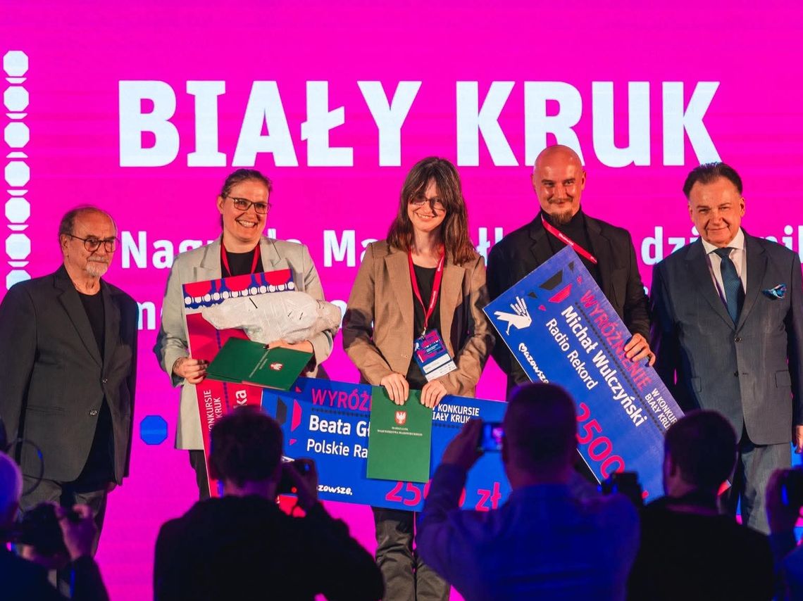 Dziennikarz Radia Rekord Mazowsze nagrodzony! Michał Wulczyński z wyróżnieniem w konkursie "Biały Kruk" Laureaci w konkursie "Biały Kruk", w tym Michał Wulczyński