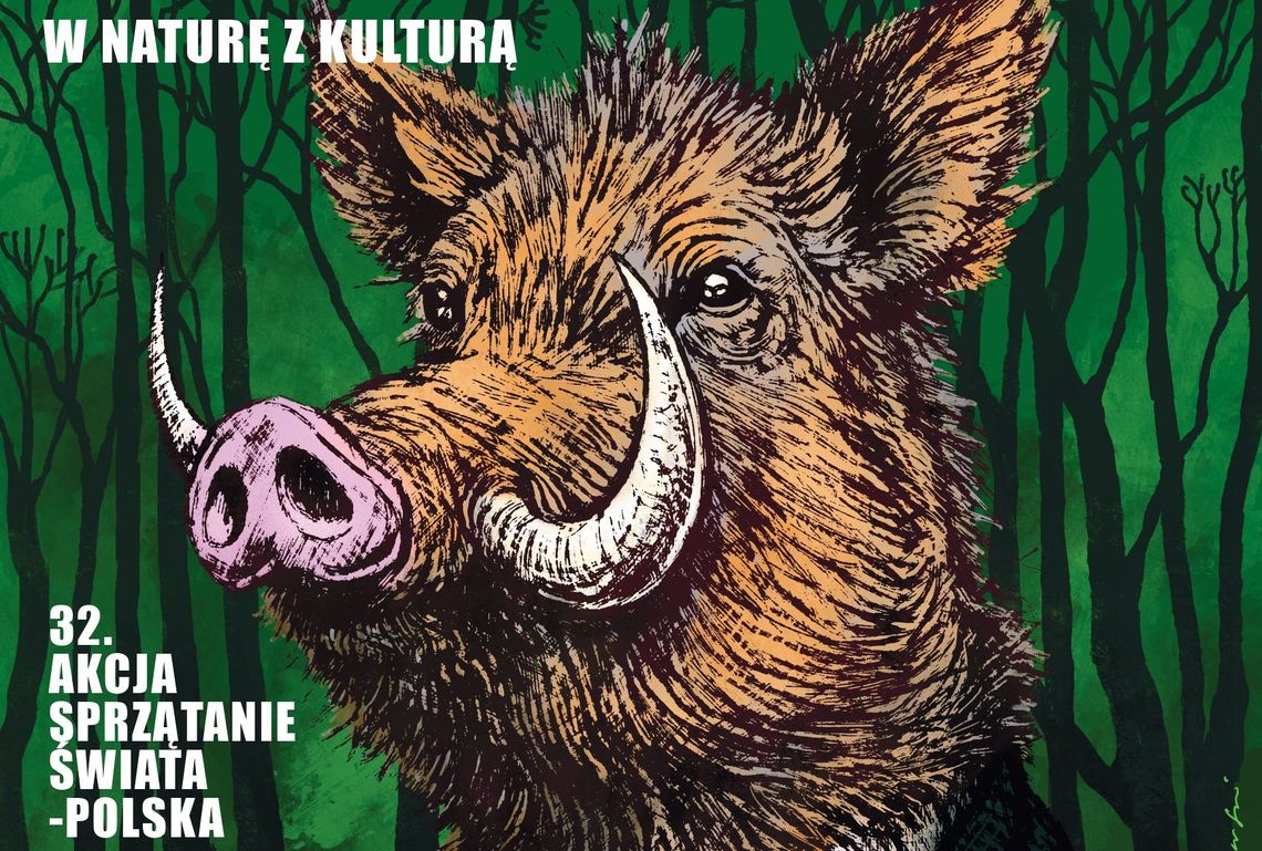 „Dzik nie świni w lesie. A Ty?”