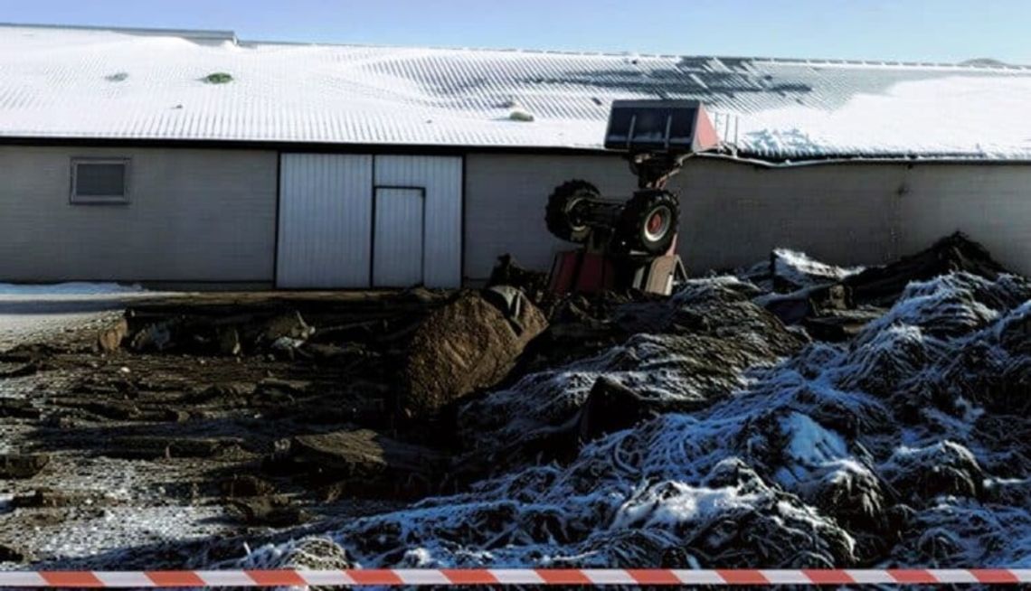 Eksplozja pod Przasnyszem. Dwie osoby trafiły do szpitala