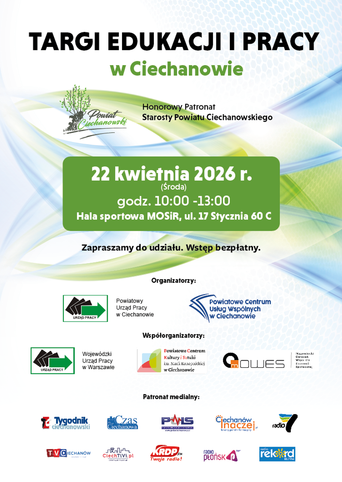 Gdzie uczyć się i pracować? Przegląd ofert podczas targów pracy i edukacji w Ciechanowie Gdzie uczyć się i pracować? Przegląd ofert podczas targów pracy i edukacji w Ciechanowie