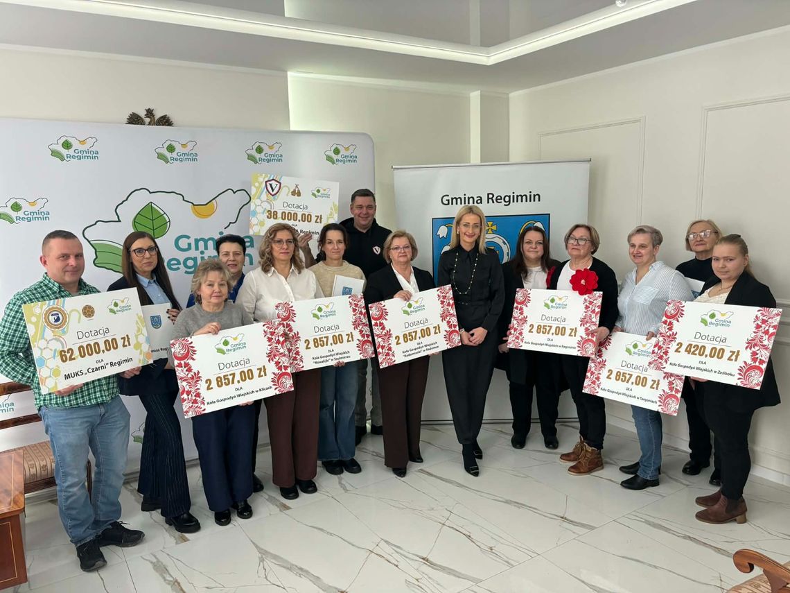 Gmina Regimin: Podpisano umowy na realizację zadań publicznych w 2026 roku Gmina Regimin: Podpisano umowy na realizację zadań publicznych w 2026 roku