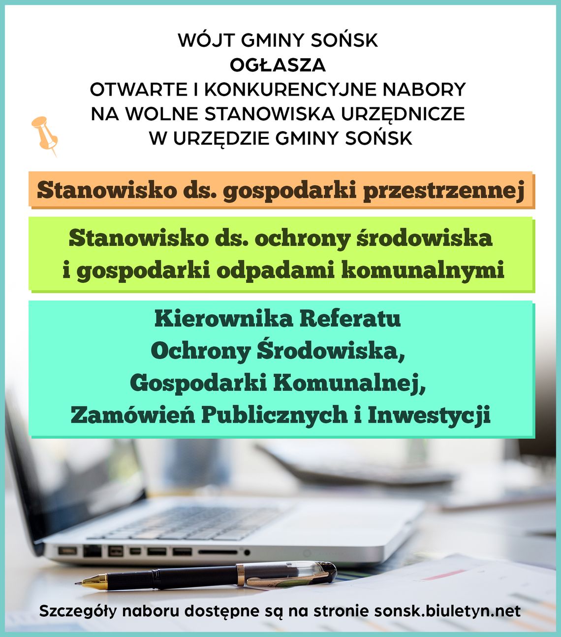 Gmina Sońsk zatrudni trzy osoby. Ogłosiła nabór na stanowiska urzędnicze