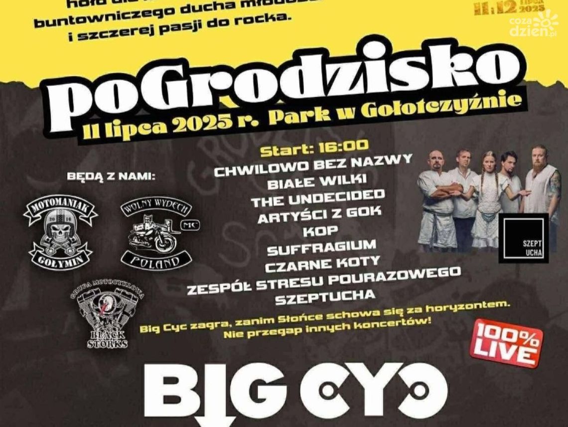 Gołotczyzna szykuje dwudniowy Festiwal Latawców: Big Cyc gwiazdą "poGrodziska"!