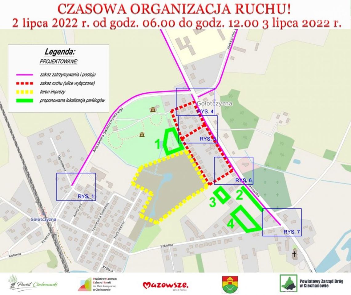 Gołotczyzna szykuje się na tłumy. Zmieniona zostanie organizacja ruchu