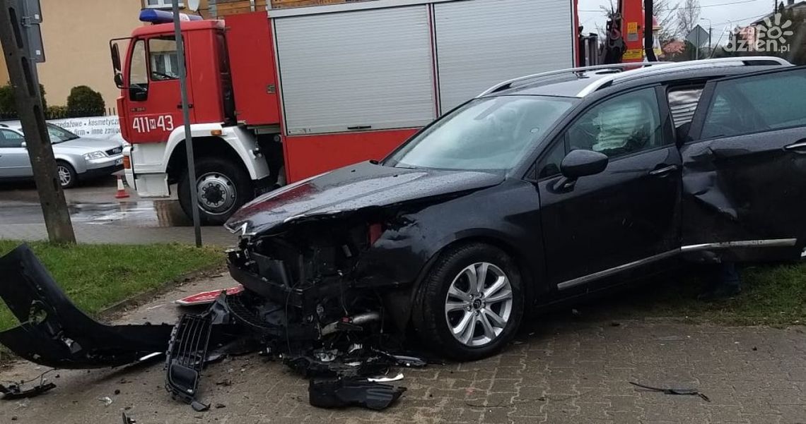 Groźny wypadek na Wyspiańskiego Groźny wypadek na Wyspiańskiego