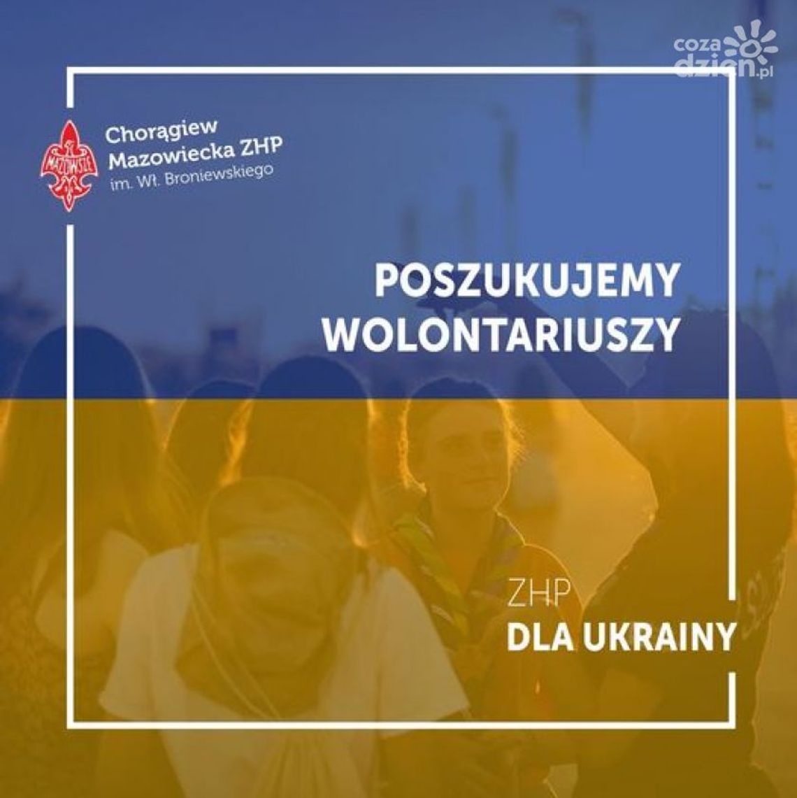 Hufiec ZHP Ciechanów przyjmuje wolontariuszy w akcji "ZHP dla Ukrainy"