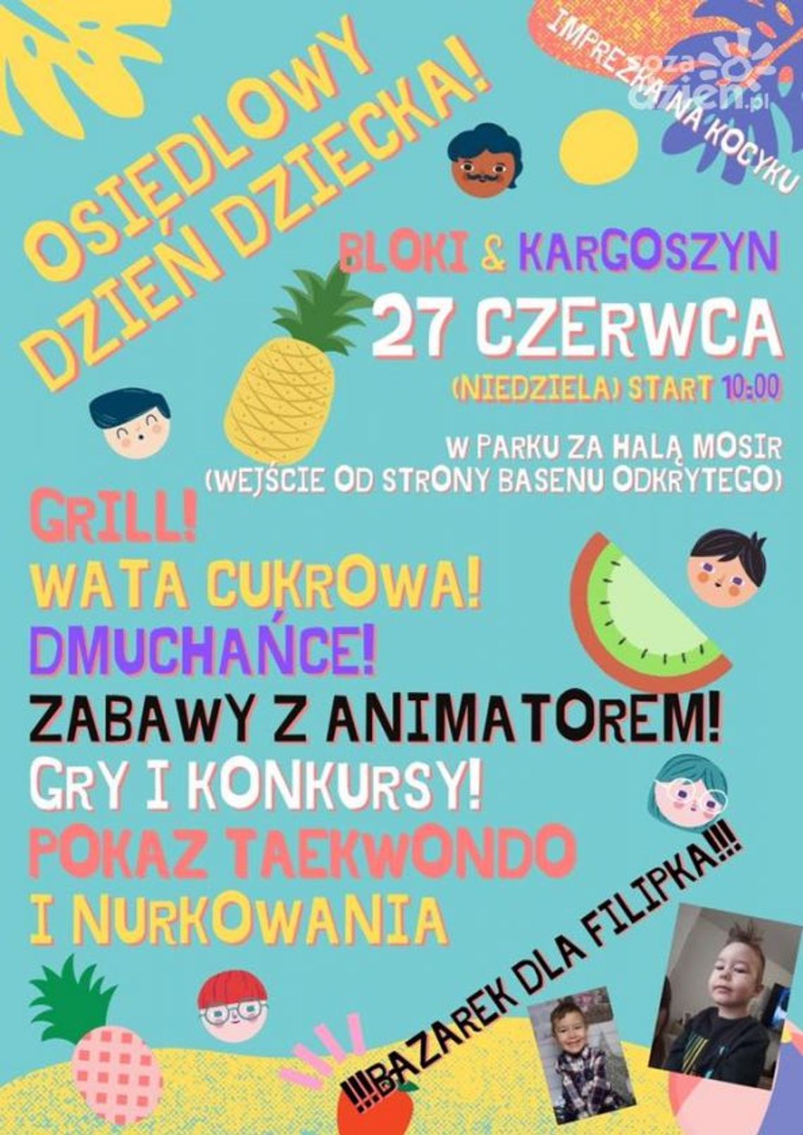 "Imprezka na Kocyku", czyli Osiedlowy Dzień Dziecka tą niedzielę