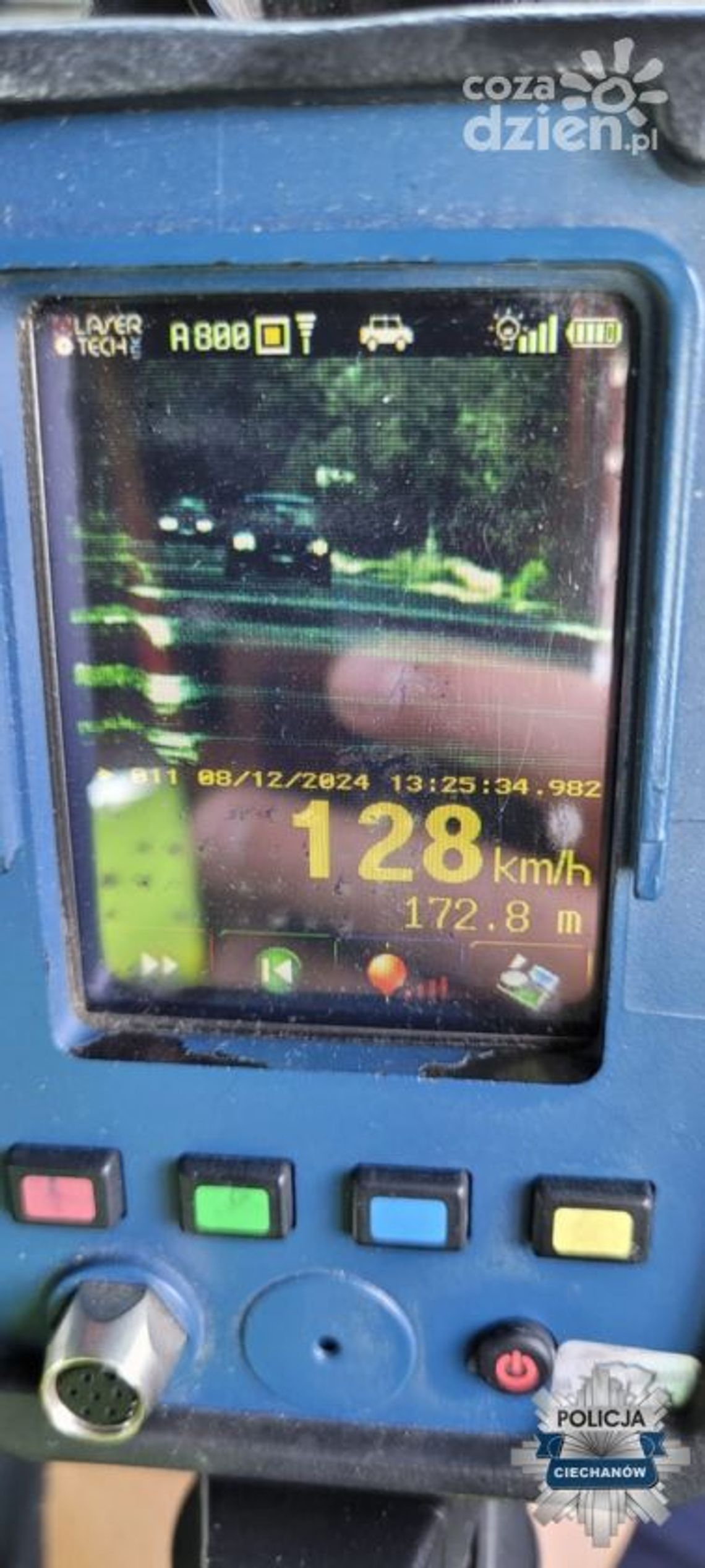 Jechał 128 km/h w terenie zabudowanym! Jechał 128 km/h w terenie zabudowanym!