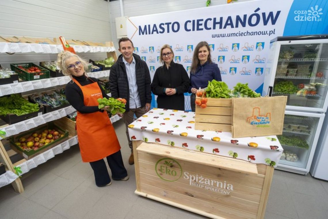 Jedzenie za punkty w ciechanowskiej EkoSpiżarni