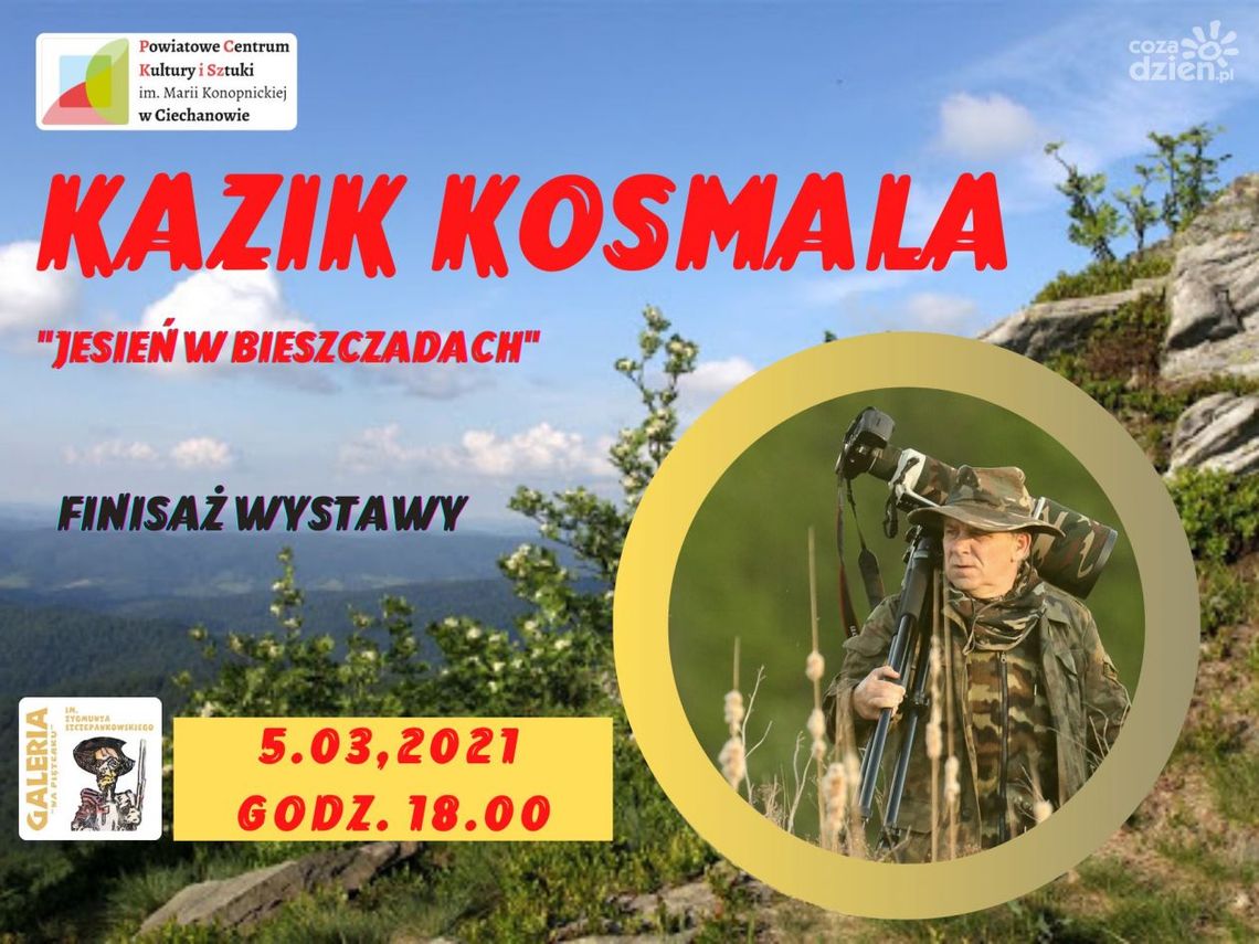 „Jesień w Bieszczadach”. Finisaż wystawy Kazika Kosmali w Galerii na Pięterku