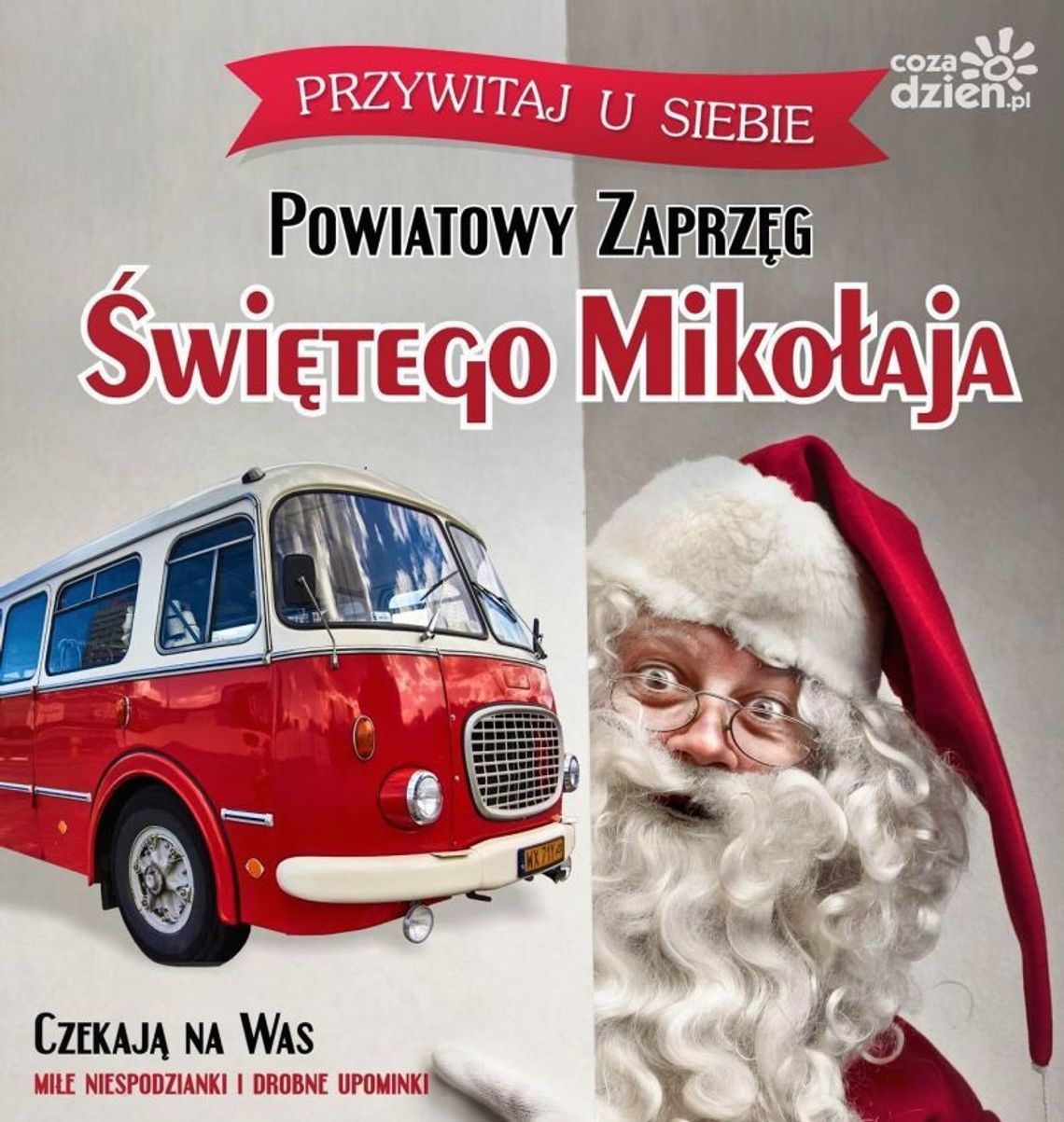 Jutro rusza Powiatowy Zaprzęg Świętego Mikołaja. Znamy trasę jego przejazdu