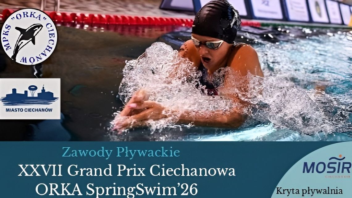 Plakat - GrandProx w pływaniu