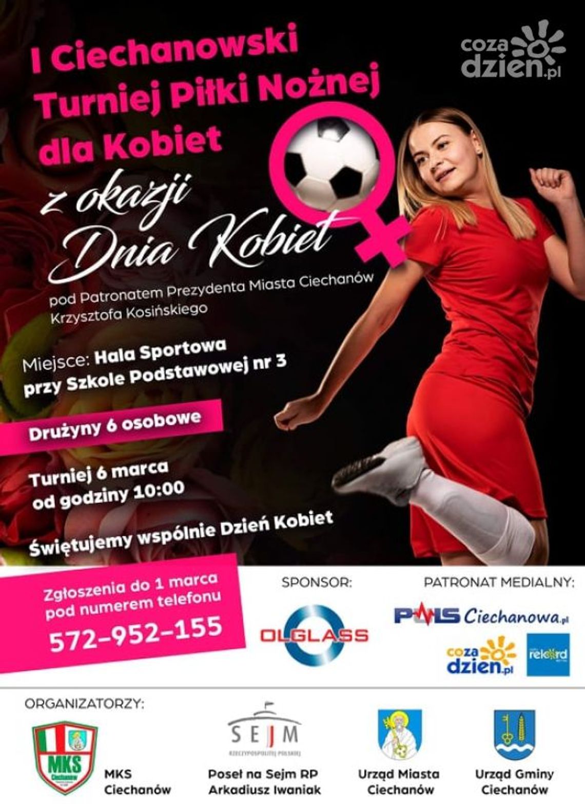 Kobiety będą rywalizować w turnieju halowej piłki nożnej