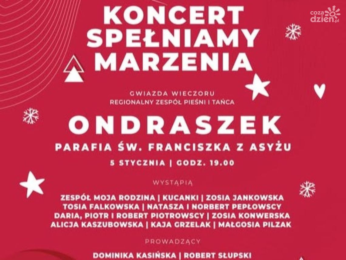 Koncert charytatywny "Spełniamy marzenia" w Ciechanowie
