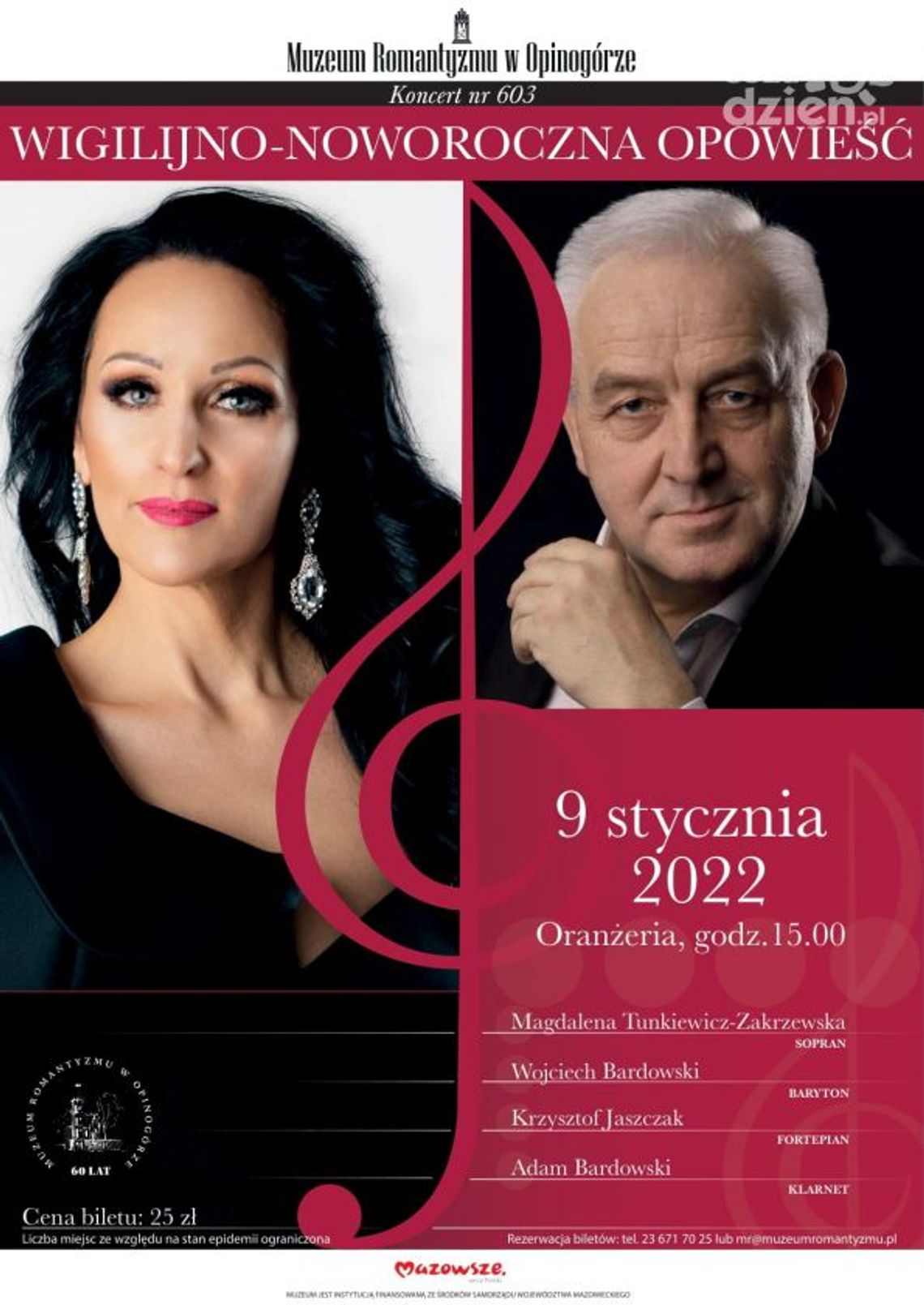 Koncert Noworoczny w Muzeum Romantyzmu w Opinogórze