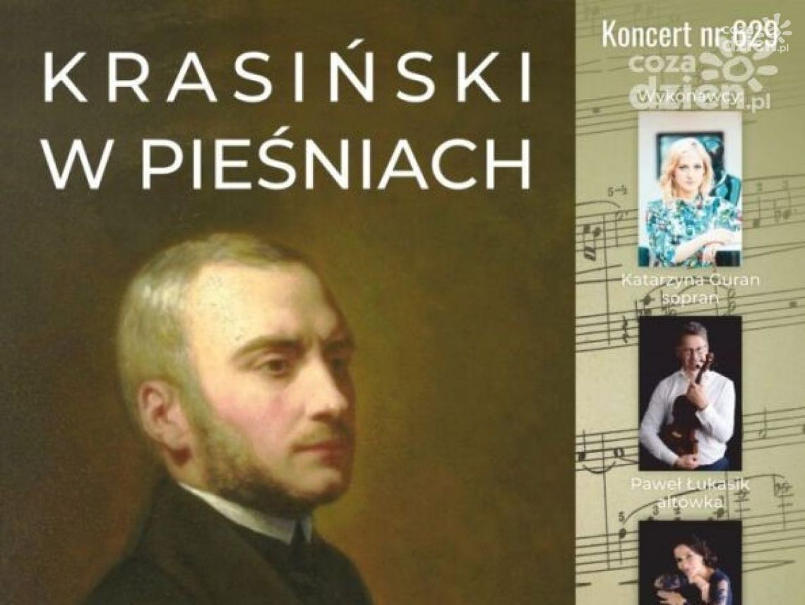 Koncert nr 629 pt. „Krasiński w pieśniach” - unikatowy program poświęcony opinogórskiemu poecie