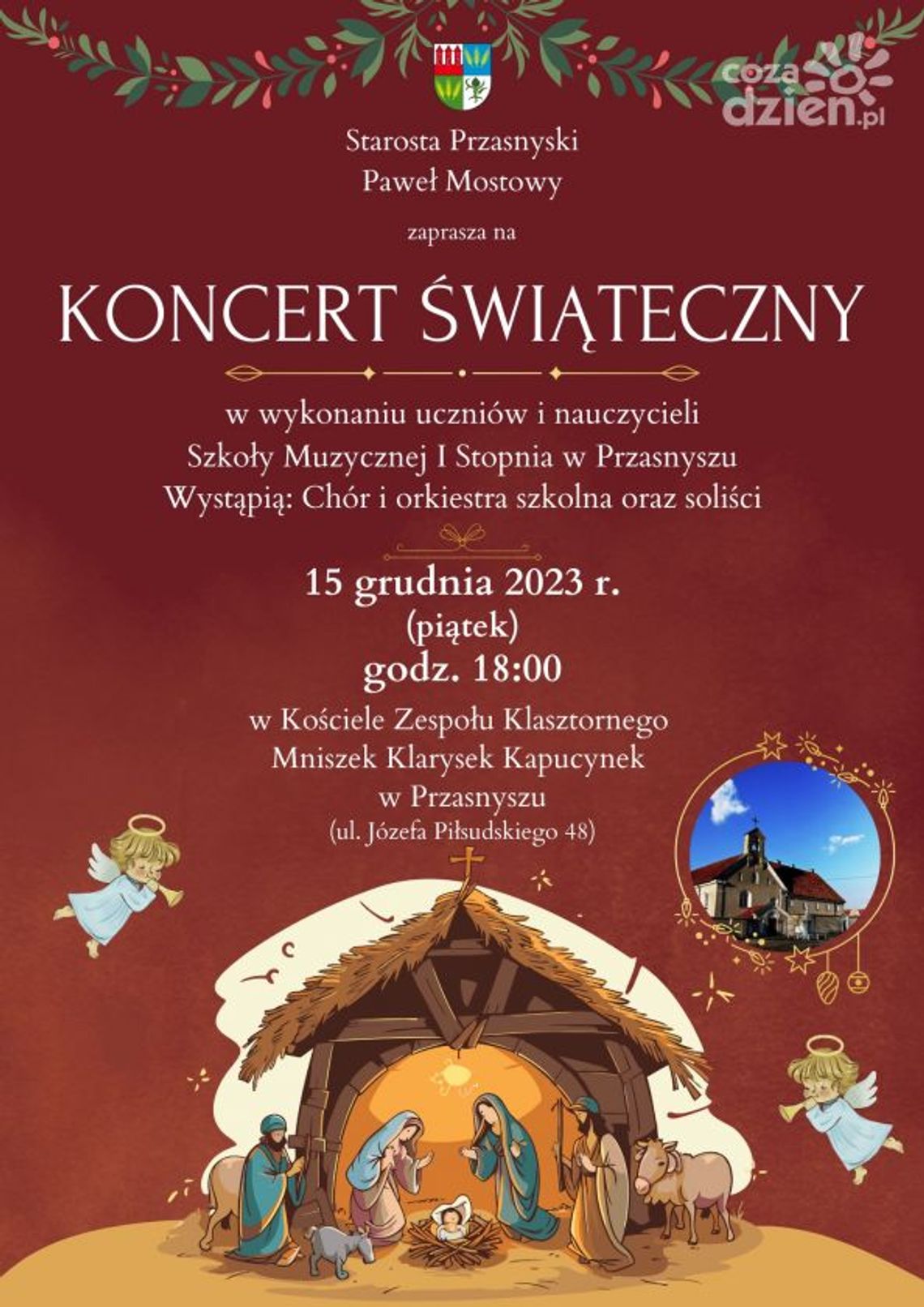 Koncert Świąteczny w Przasnyszu 
