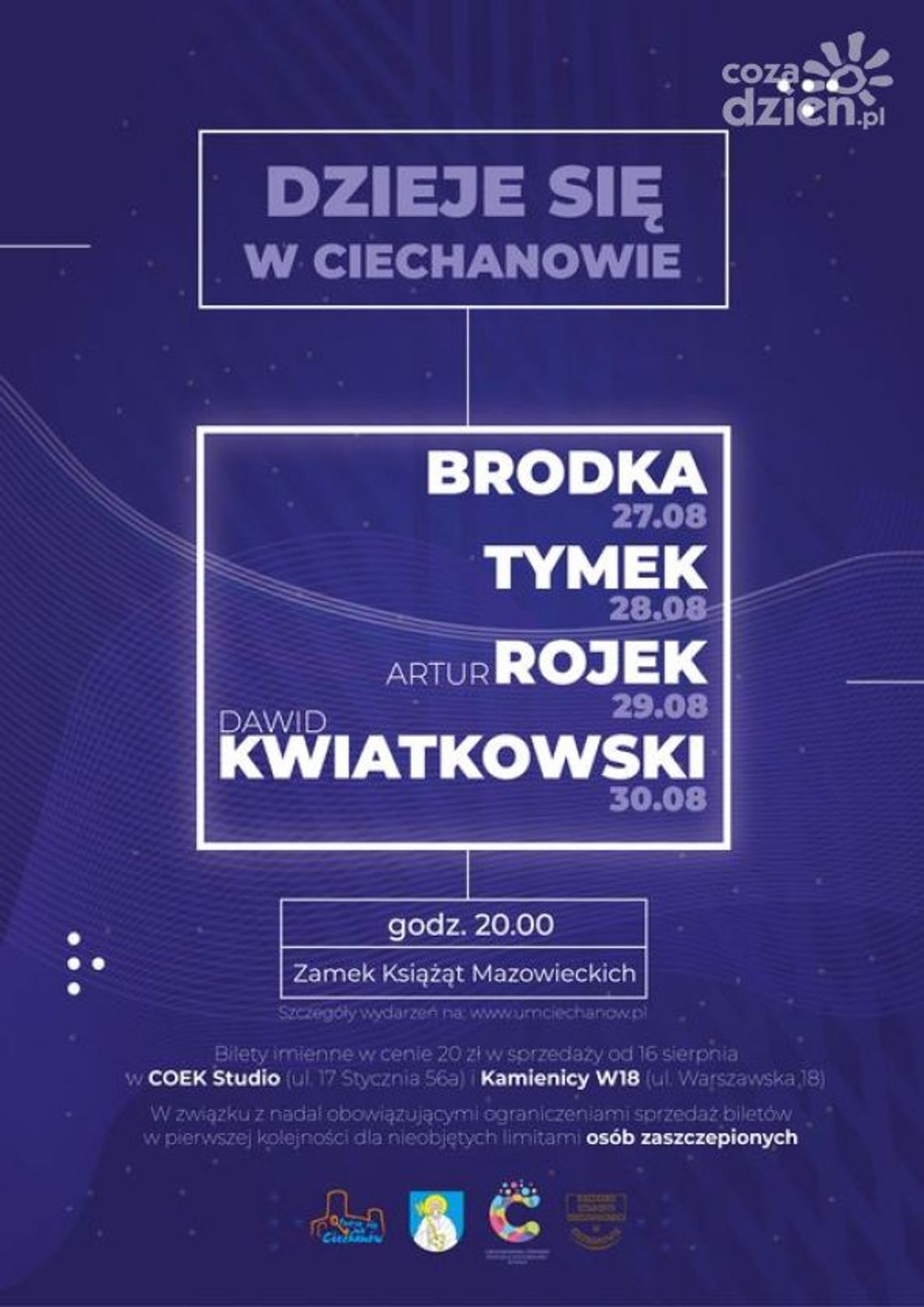 Koncertowy sierpień w Ciechanowie!