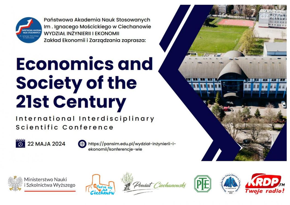 Konferencja „Economy and Society in the 21st Century” w Ciechanowie - wymiana wiedzy i doświadczeń