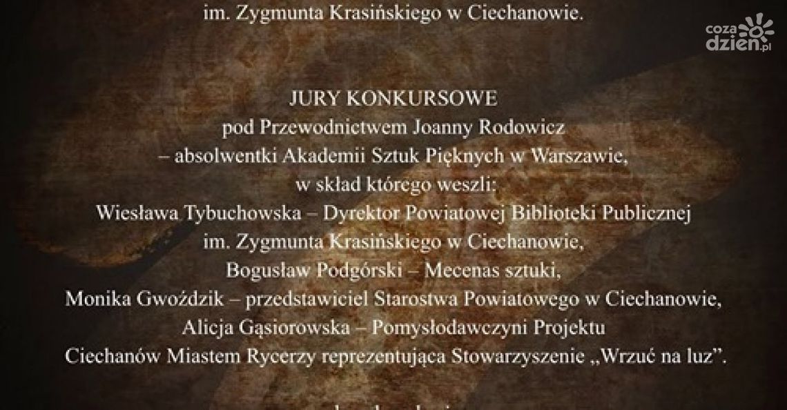 KONKURS NA PROJEKT RZEŹBY RYCERZA 2020 ROZSTRZYGNIĘTY!