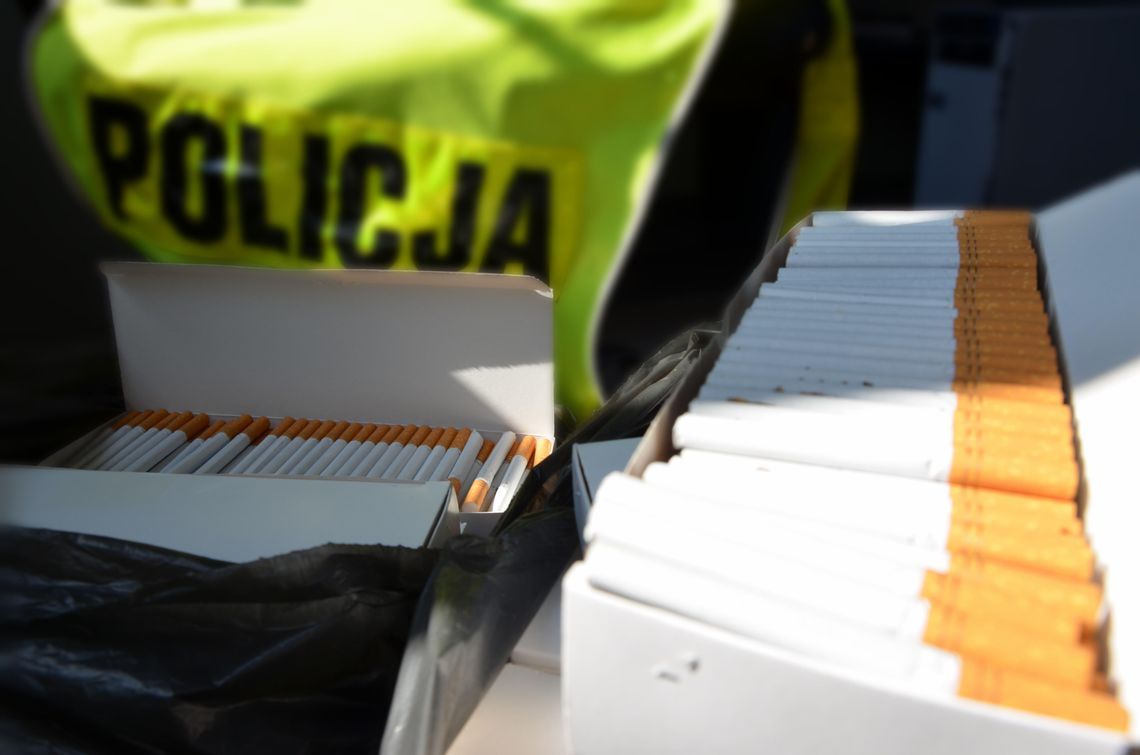 Kontrabanda w Szreńsku. Policja przejęła tajemnicze papierosy bez logo