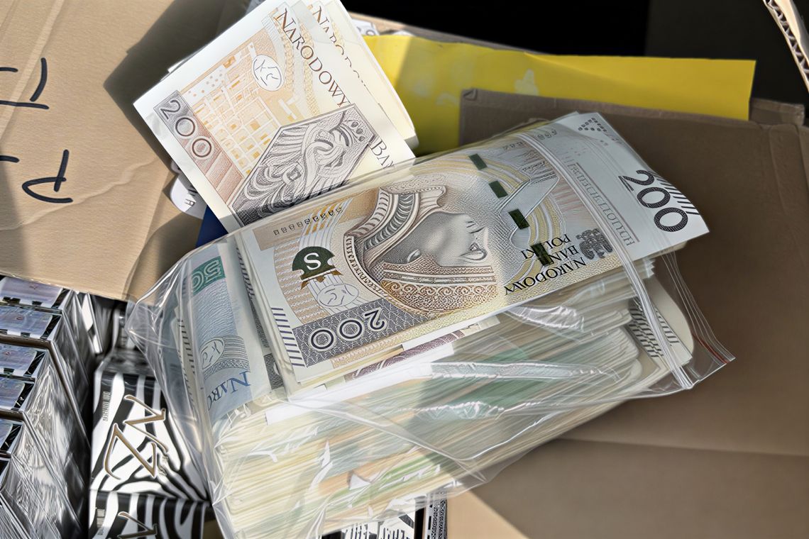 Kontrabanda za blisko pół miliona złotych. Policja z Mławy rozbiła magazyn nielegalnych papierosów Papierosy - nielegalne, skonfiskowane
