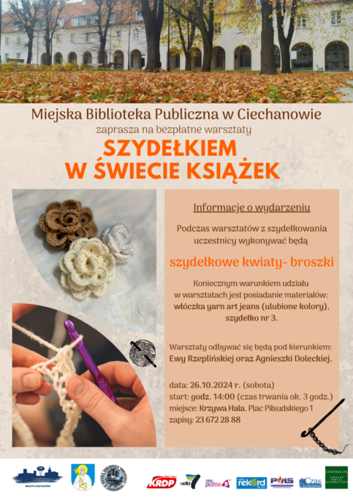 Kreatywne warsztaty szydełkowe w Ciechanowie 