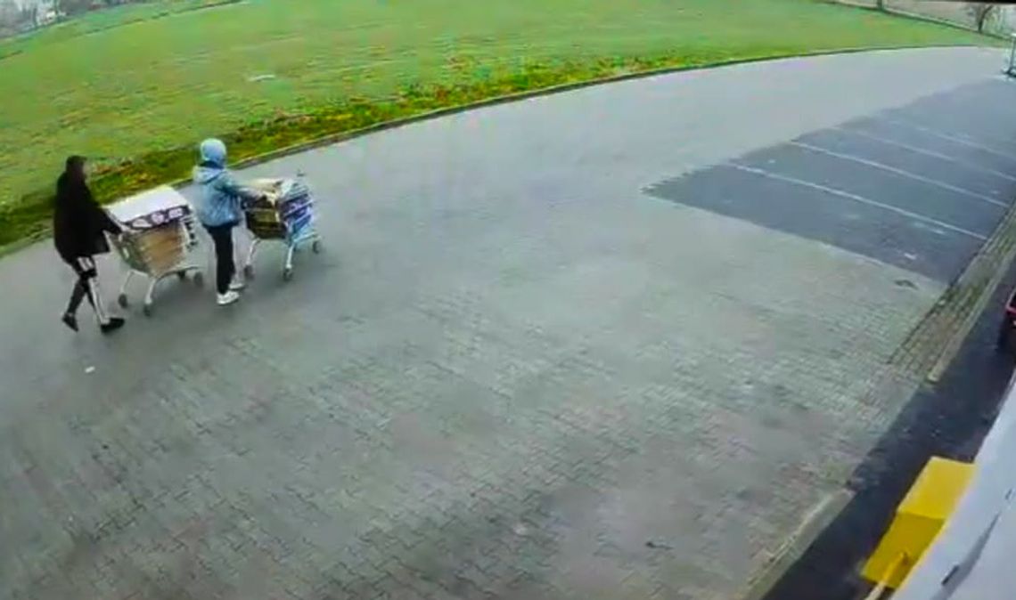 Kryminalny duet w Raciążu: Pracownica sklepu zdemaskowała złodziei z wózkami pełnymi napojów