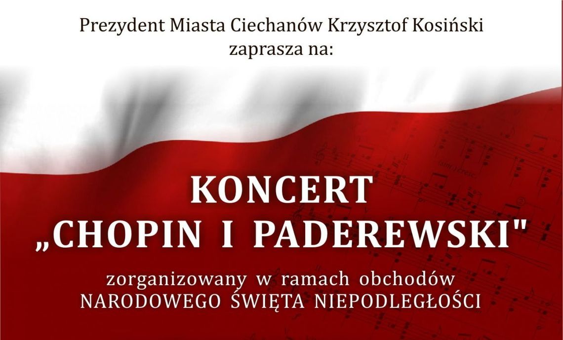 Kulturalnie w Ciechanowie z okazji święta 11. Listopada