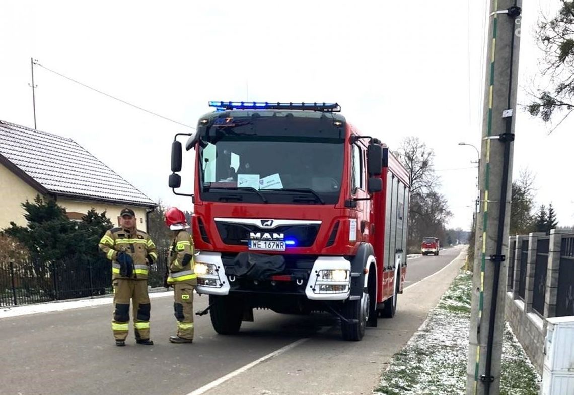 Lipa. Strażak po służbie ugasił pożar