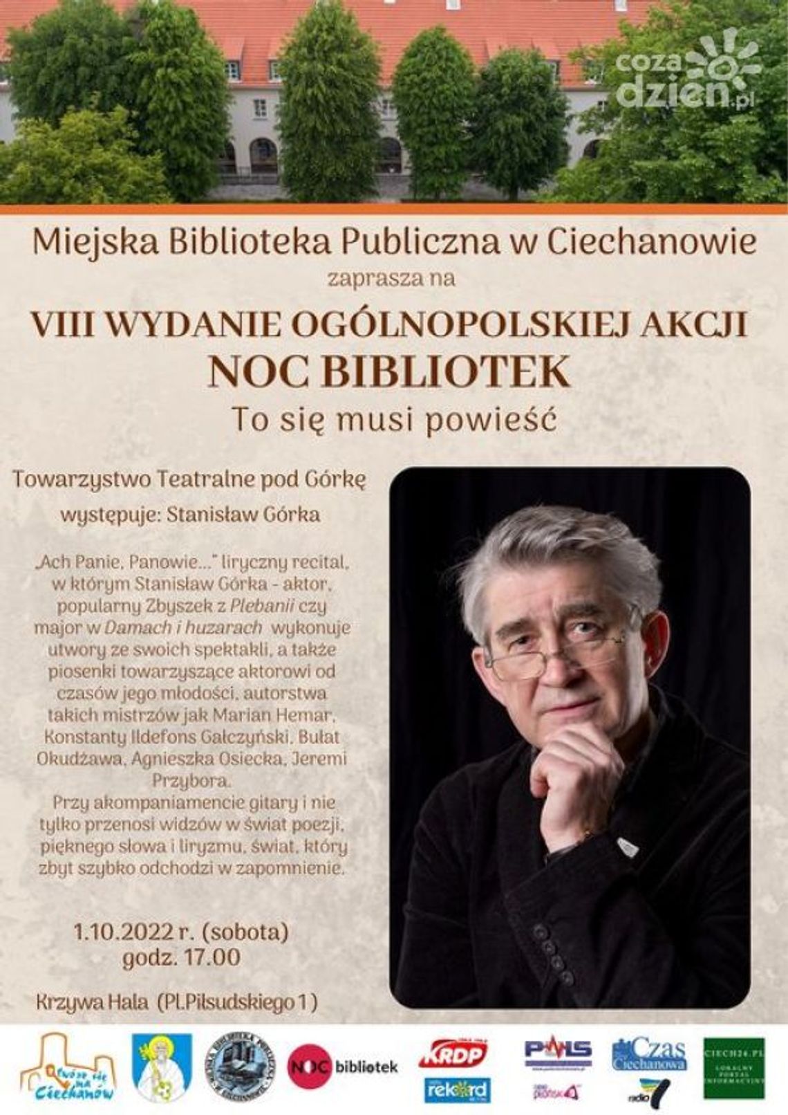 Liryczna Noc Bibliotek w Krzywej Hali