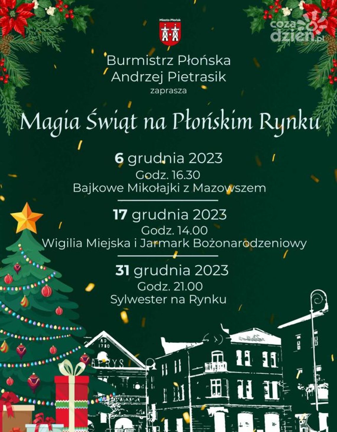 Magia Świąt od 6 grudnia w sercu Płońska