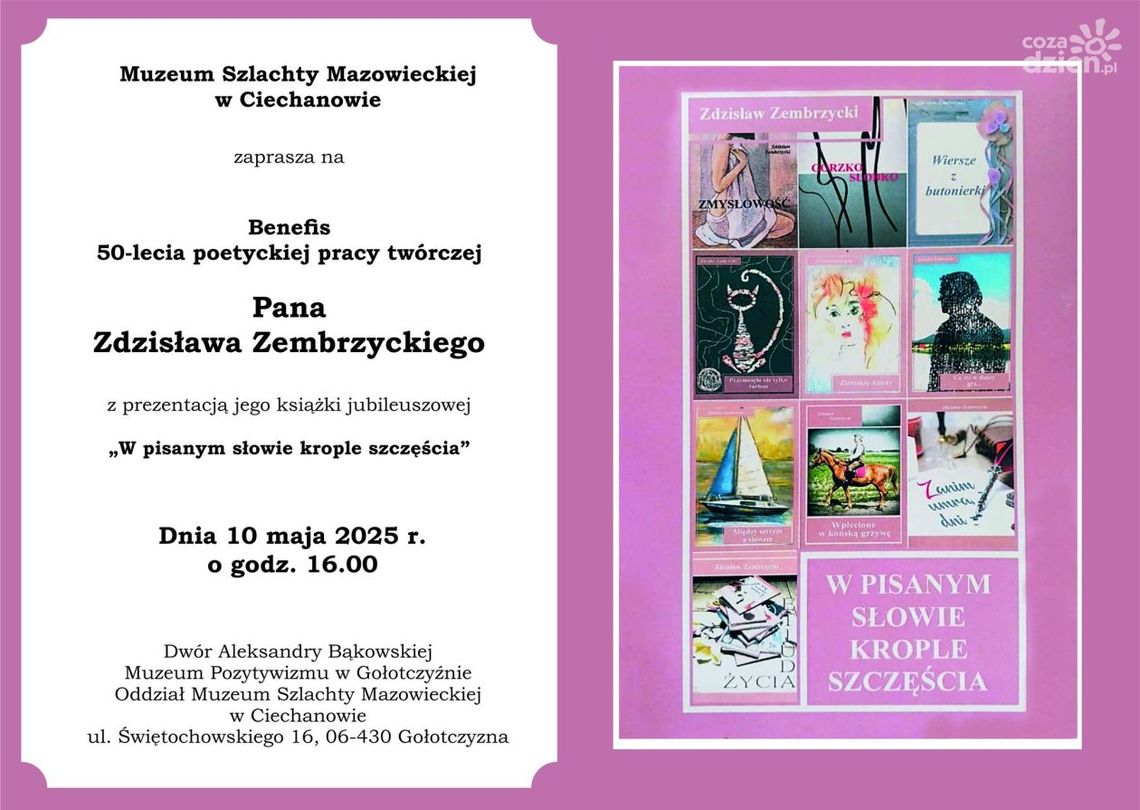 Maj 2025 w Muzeum Szlachty Mazowieckiej - od Majówki po Noc Muzeów