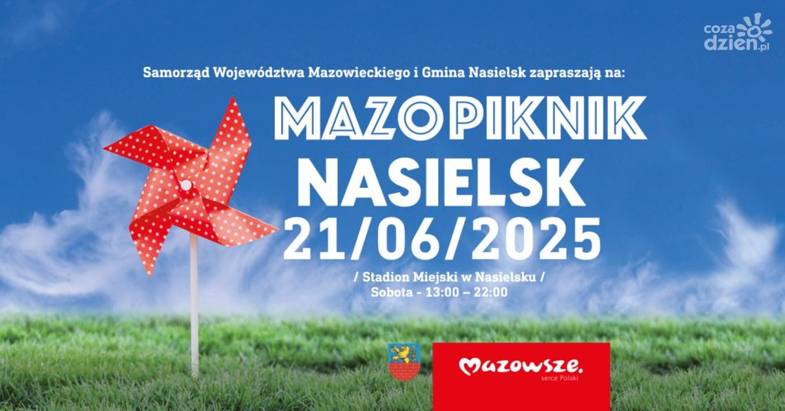 MAZOpiknik 2025 w Nasielsku: De Mono, darmowe badania i moc atrakcji dla całej rodziny