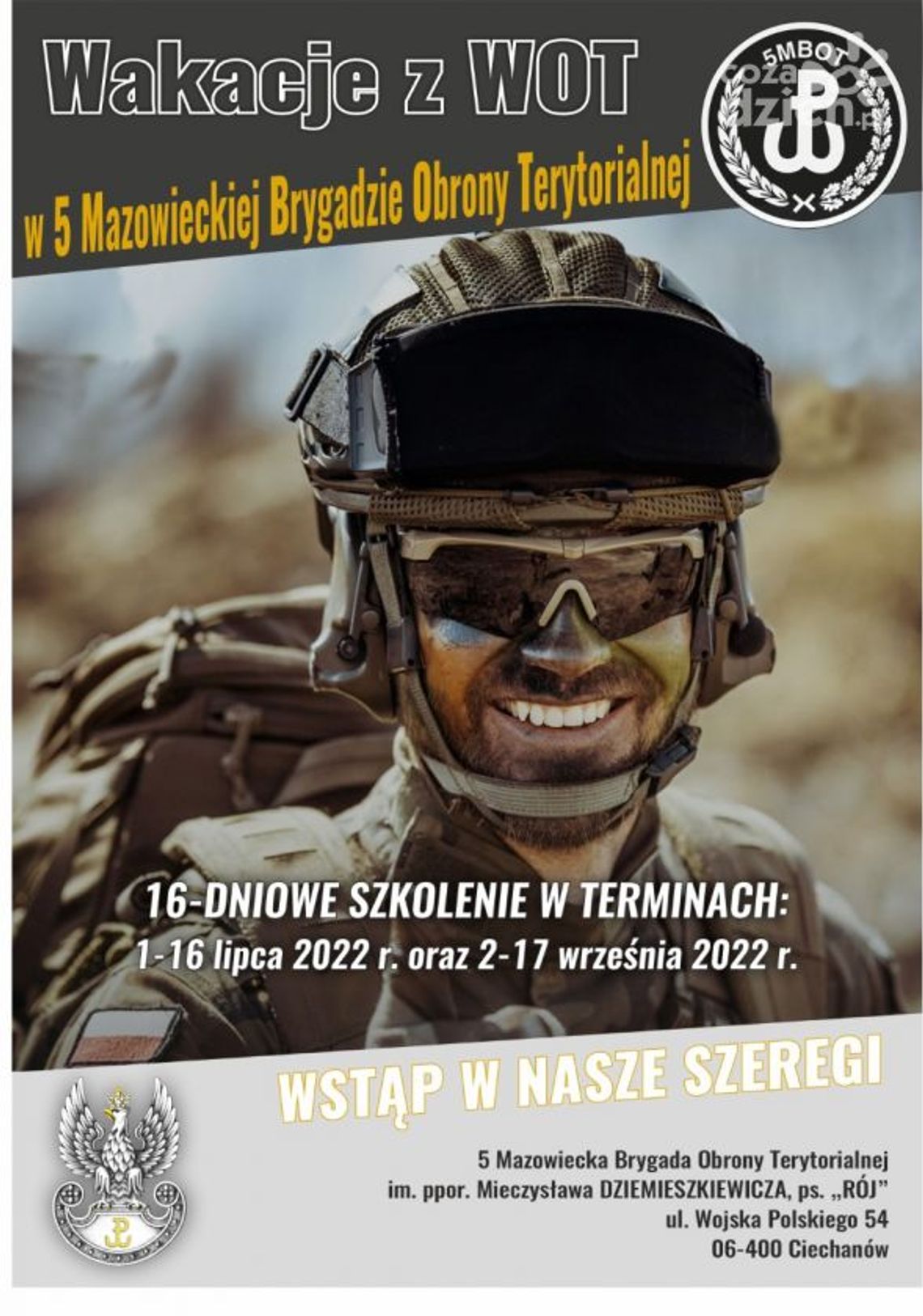 Mazowieccy terytorialsi zapraszają na wakacyjne szkolenie