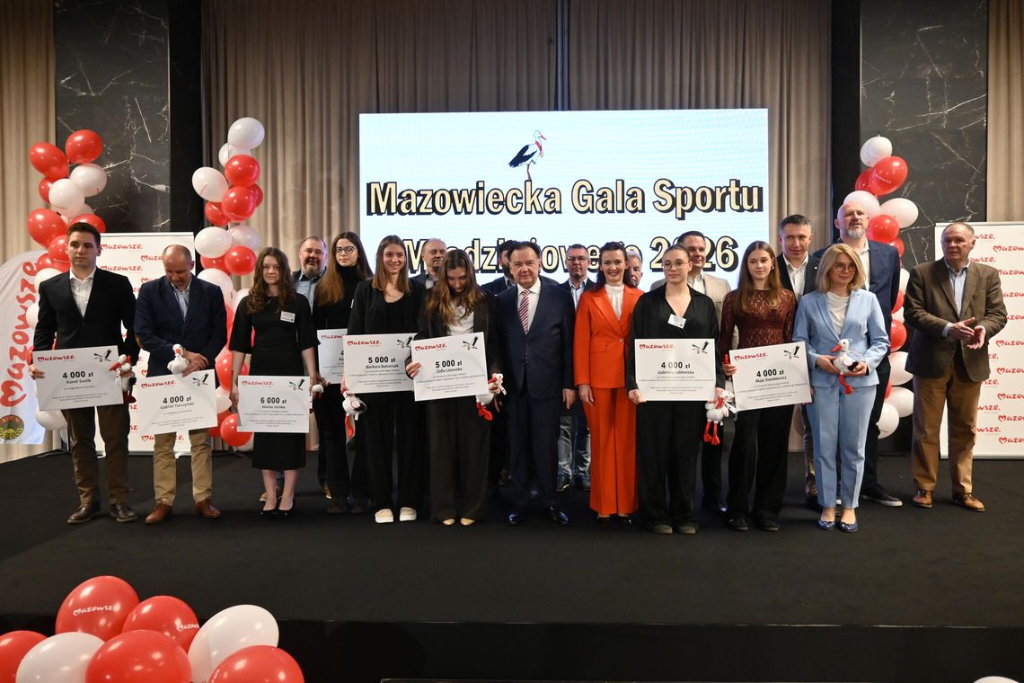 Mazowiecka Gala Sportu Młodzieżowego. Ponad 500 medali i nagrody dla mistrzów