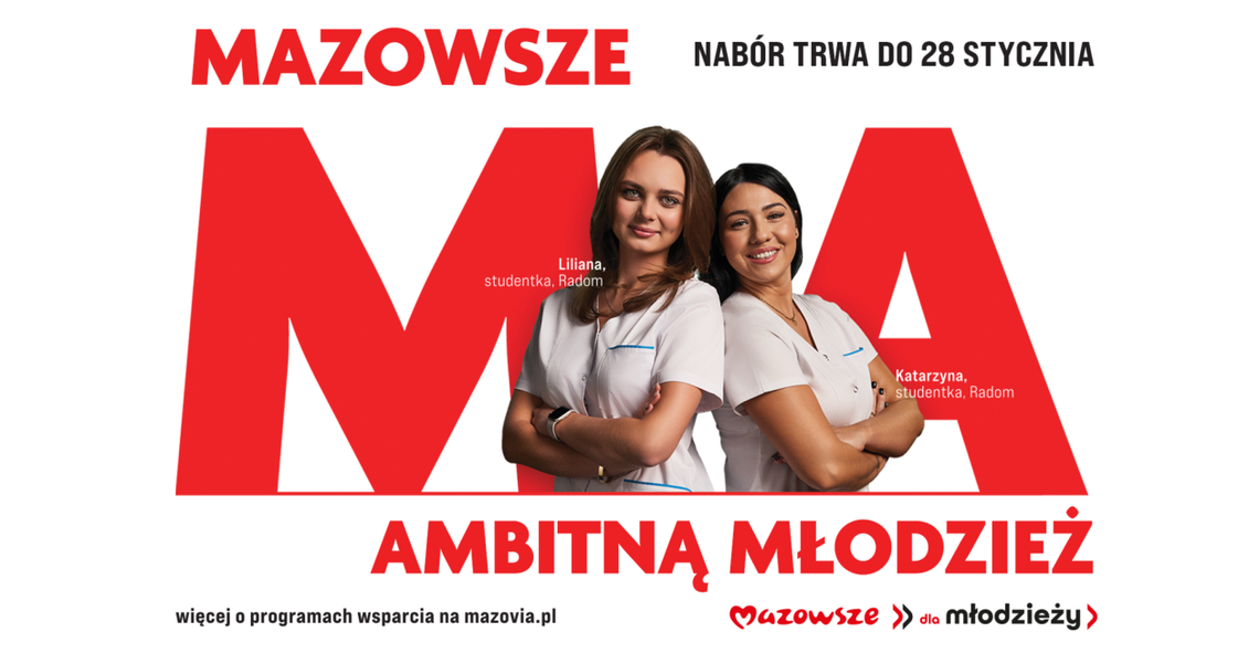 "Mazowsze dla młodzieży" - nabór wniosków ruszył! Pula nagród: 1,15 mln zł