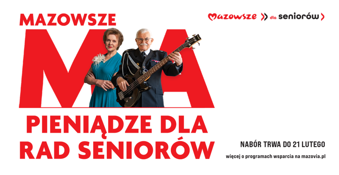 Mazowsze dla seniorów - są pieniądze na działalność osób 60+