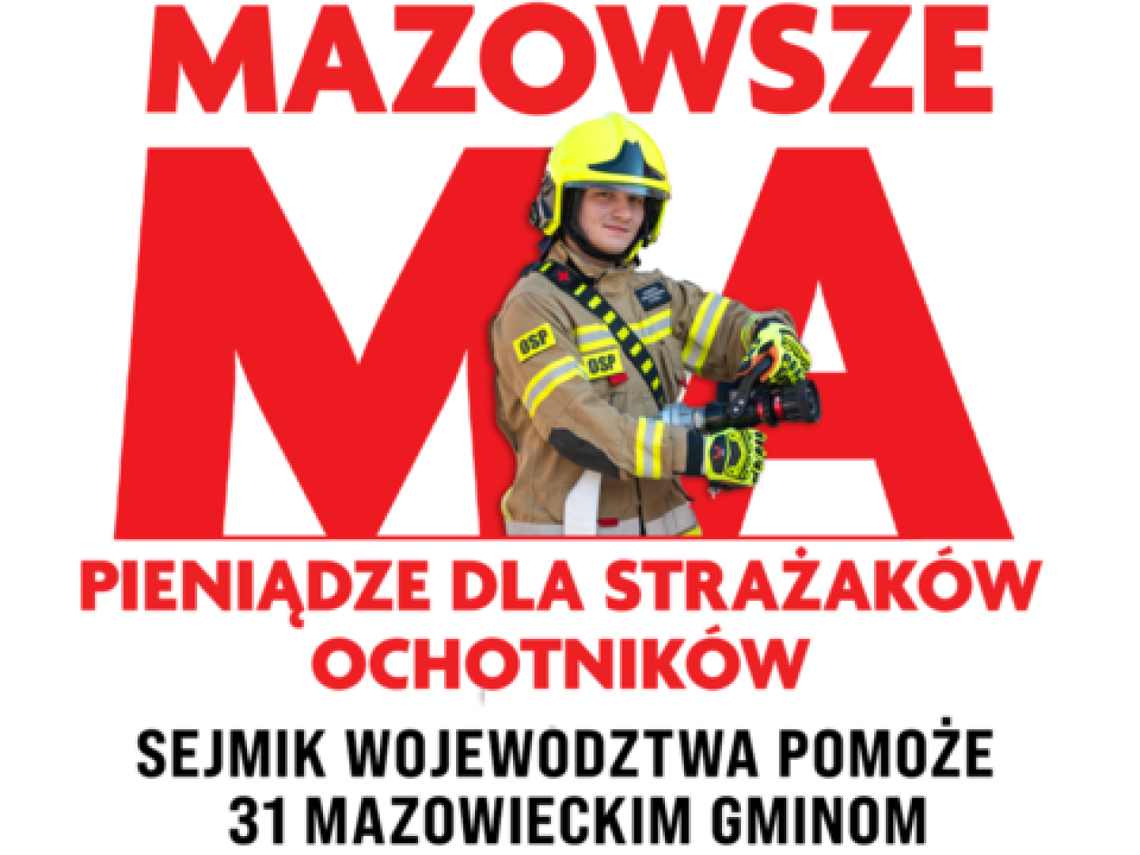 Mazowsze dla straży pożarnych