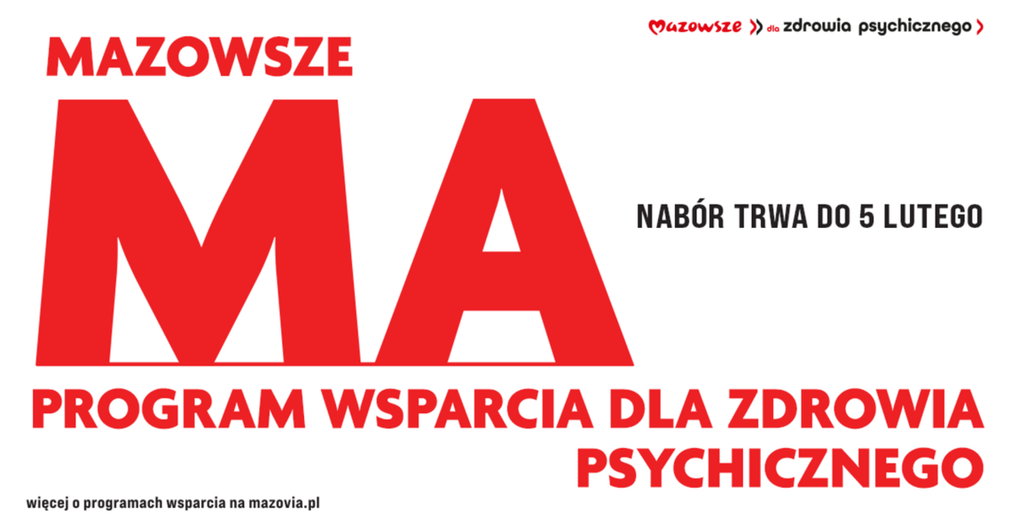 Mazowsze dla Zdrowia Psychicznego: dofinansowanie projektów promujących zdrowie psychiczne