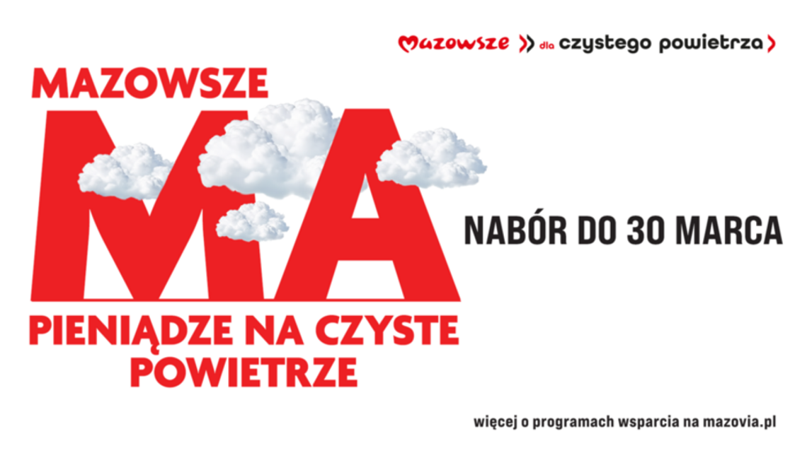 Mazowsze ma pieniądze na czyste powietrze
