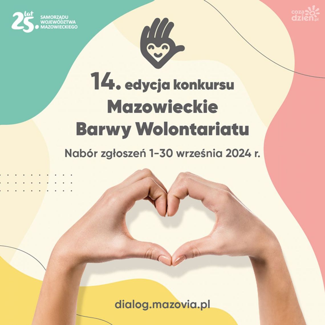 Mazowsze wyróżni wolontariuszy: Rozpoczął się 14. Konkurs "Mazowieckie Barwy Wolontariatu"