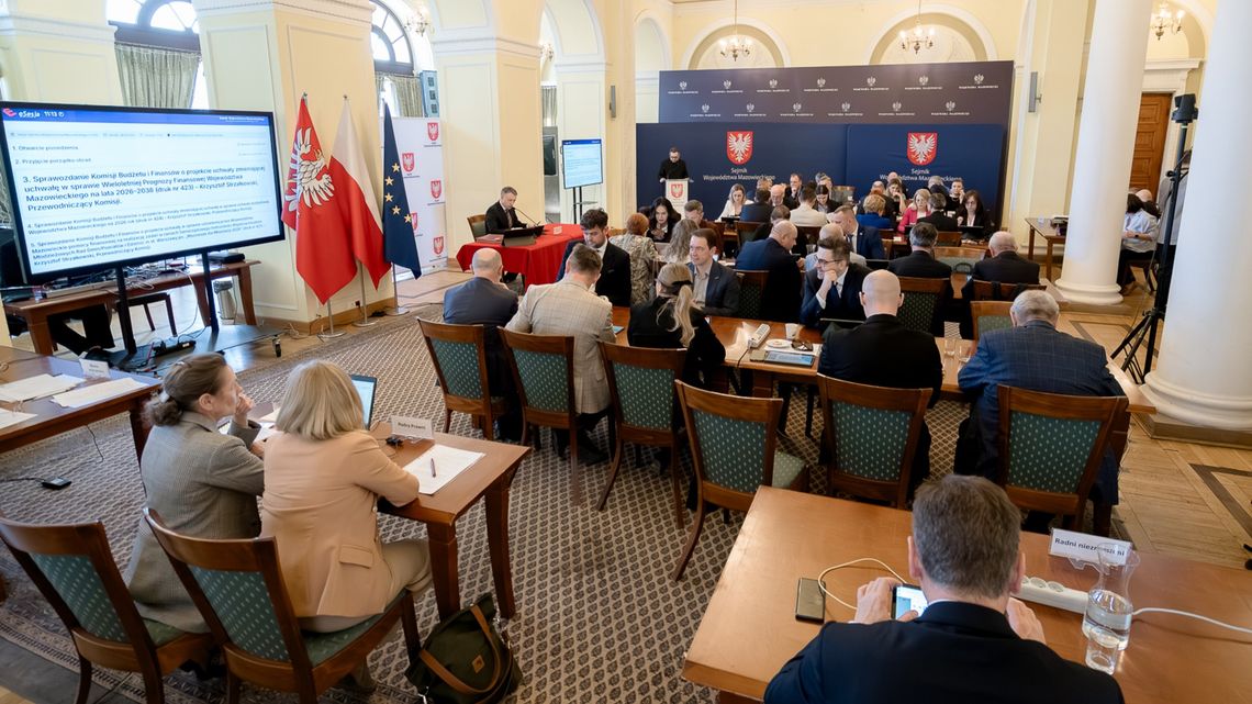 Mazowsze wysyła 100 mln zł na ochronę zdrowia. Gminy z regionu Ciechanowa też mogą zyskać Posiedzenie Sejmiku
