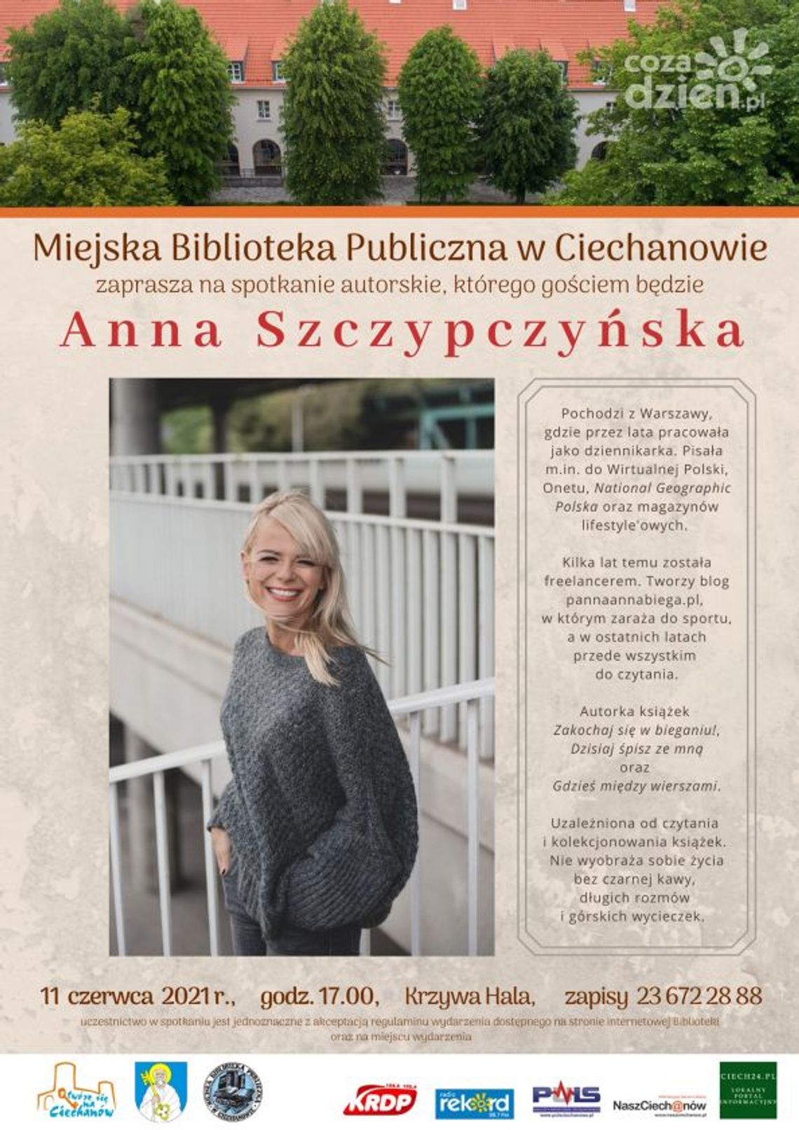 MBP w Ciechanowie o Annie Szczypczyńskiej.  
"Jest uzależniona od czytania"