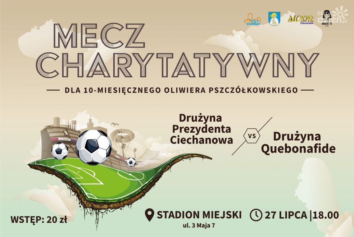 Mecz charytatywny samorządowców z raperami