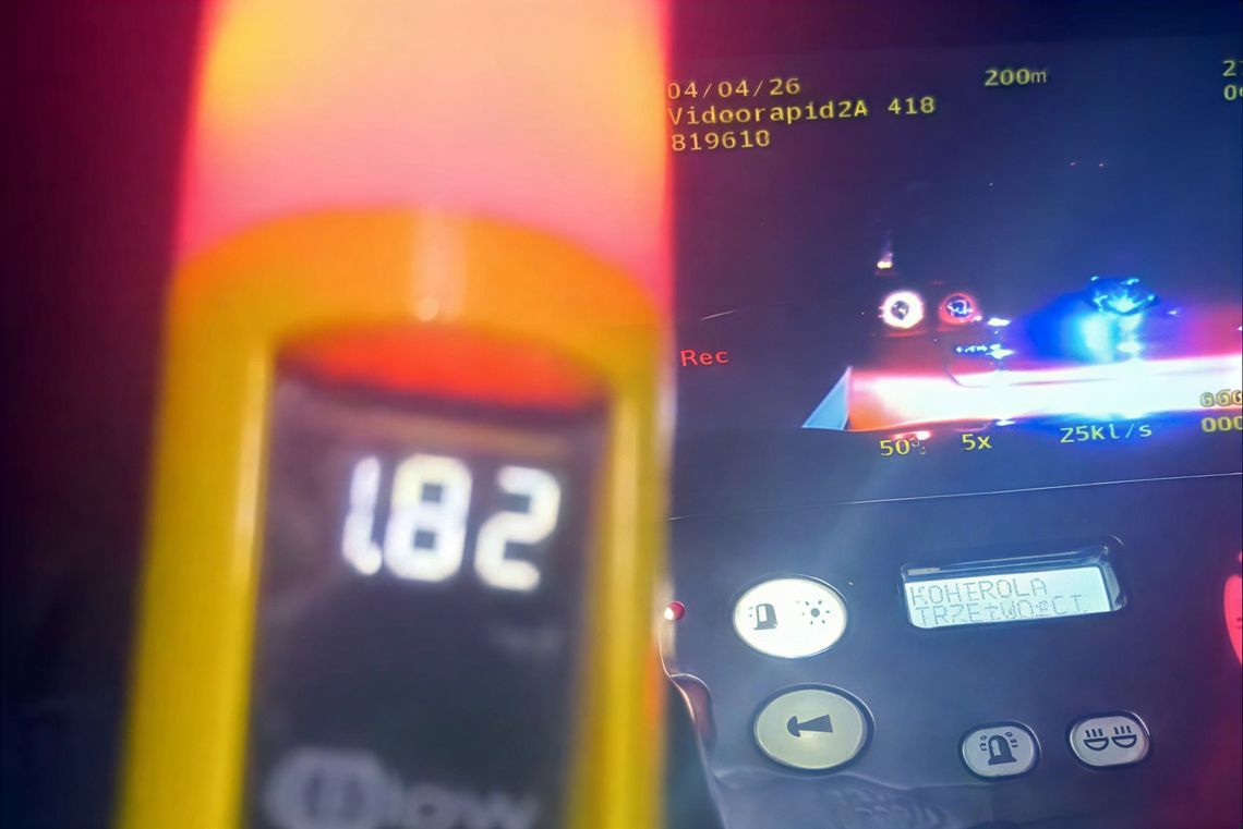 Miała prawie 3 promile i sądowy zakaz. Pijana 33-latka na ekspresówce S7 Alkomat