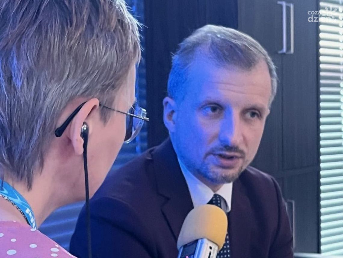 Mikołaj Dorożała odwiedził Ciechanów. Wiceminister rozmawiał z leśnikami i mieszkańcami